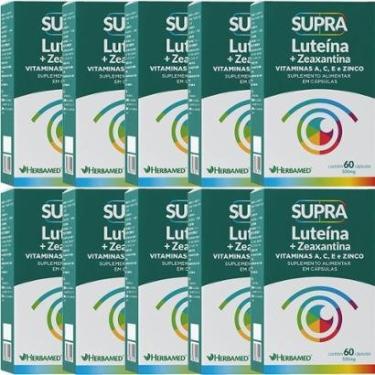 Imagem de Kit 10X Supra Luteina + Zeaxantina - 500mg 60 Cápsulas - Herbamed-Masculino