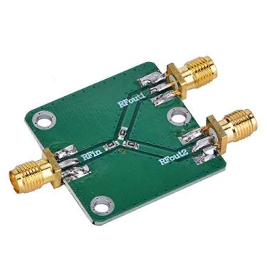 Imagem de Divisor de energia RF 1 a 2, conector SMA de micro-ondas 5G, impedância de 50Ω, distribuição de sinal de radiofrequência de equipamento elétrico CC, 33 x 33 mm