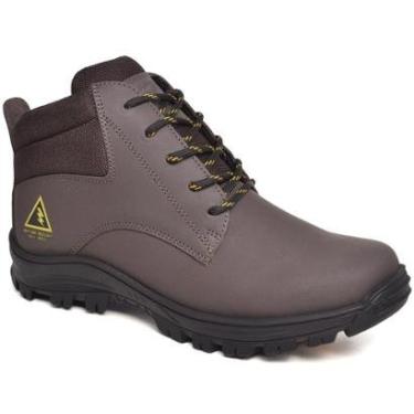 Imagem de Bota Botina de Segurança Couro Emborrachado com CA para Eletricista Gogowear-Masculino