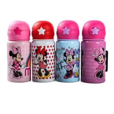 Imagem de Garrafa de Alumínio Minnie 500ML com Trava - BBR