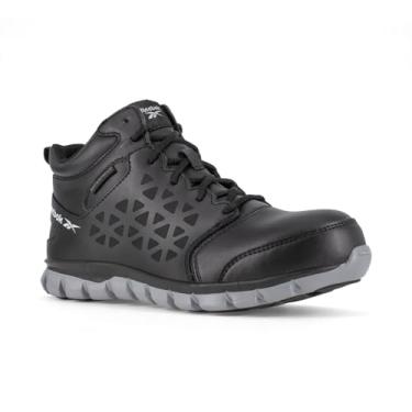 Imagem de Reebok Work Sublite Cushion Work Mid Comp Toe EH Black/Grey 8.5 4E - Extra Wide