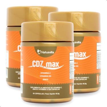 Imagem de Vitamina C 1000mg + Vitamina D 2000ui + Zinco (3 und. 180 cápsulas)