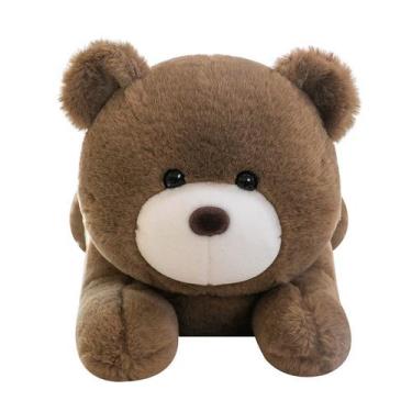 Imagem de Boneca de brinquedo de pelúcia fofa com urso marrom de pelúcia de 40 c