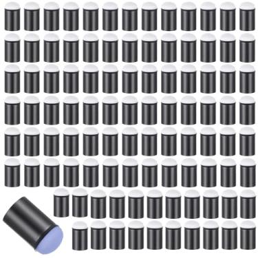 Imagem de IANFAN Conjunto de 100 peças de esponja de dedo, conjunto de esponjas de pintura de rosto para pintura de arte, estampagem, tinta, artesanato, giz, cartões