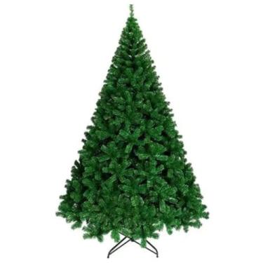 Imagem de Arvore de Natal Pinheiro Luxo Dinamarquês Verde 1,50m com 380 Galhos + Brindes: Tira de Luz 10m e Festão Natalino 5,40m – Modelo Grande
