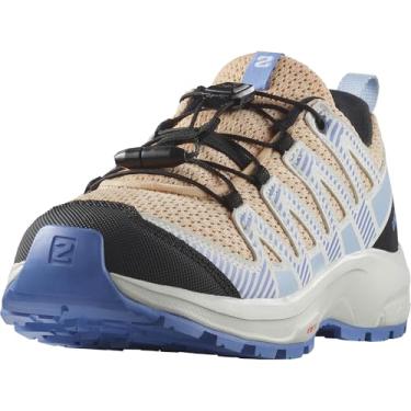 Imagem de Salomon Tênis de corrida infantil unissex Xa Pro V8 Trail, Quartzo pêssego/gelo de baunilha/Provence, 15