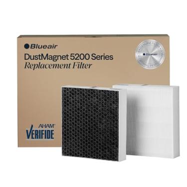 Imagem de BLUEAIR DustMagnet 5200 Series ComboFilter, Filtro de Substituição Genuíno para DustMagnet 5240i, 5210i Purificadores de Ar Doméstico para Poeira, Vírus, Bbactérias, Fumaça e Alergias
