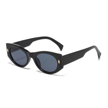 Imagem de VFDHN Óculos de sol de luxo da moda feminina, retrô, rebites, masculino, tons degradê, uv400 (2)