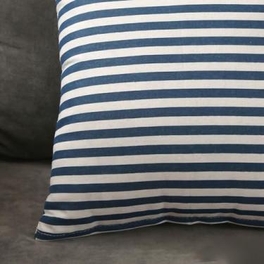 Imagem de Zerodis Fronha de Linho Com Zíper, Capa Têxtil para Casa Quente para Uso Diário Conjunto de Roupa de Cama (45x45)