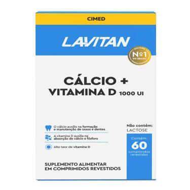 Imagem de Suplemento Alimentar Lavitan Cálcio+ Vitamina D 1000UI 60 Comprimidos
