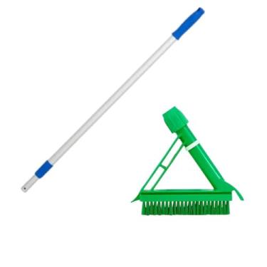 Imagem de Escova de Rejunte com Cabo, Verde, Bralimpia