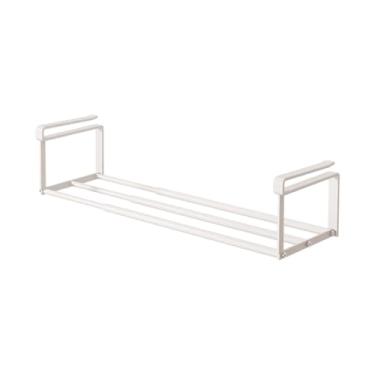 Imagem de IEUDNS Sapateira expansível, organizador, armazenamento sob prateleira, sapateira para roupas, Branco