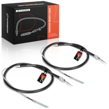 Imagem de A-Premium Conjunto de cabo de freio de estacionamento para motorista e passageiro traseiro compatível com modelos BMW - 328i 1996-1998, 320i 1992-1995, 323is 1998-1999, 328is, 325i, 318i, 318is, 325is