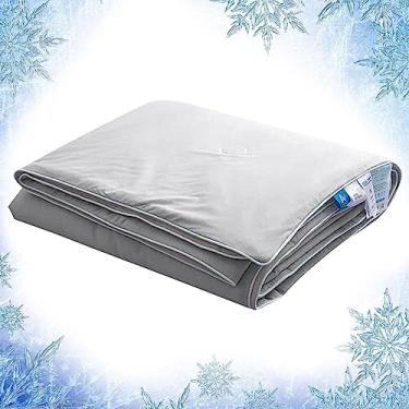 Imagem de Cobertores legais para dorminhocos quentes,resfriamento respirável macio - resfriamento, cobertores frios para clima quente, verão, ao ar livre, Hoghaki