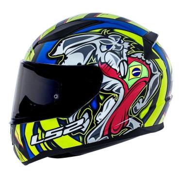 Imagem de CAPACETE LS2 RAPID ALEX BARROS AZUL-Unissex