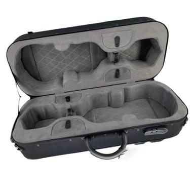 Imagem de Estojo Para Violino De 2 Unidades Lona Resistente À Compressão Resistente E Resistente Ao Desgaste Pode Ser Transportada Ou Transportada Nas Costas Estojo para instrumento de violino