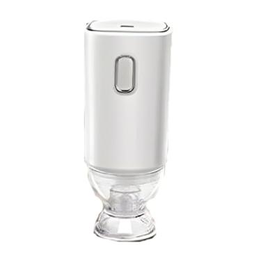 Imagem de Bomba de Vácuo Portátil Recarregável, Seladora a Vácuo com Bateria de Lítio 400mAh, 90W, 60kPa, 13x5x5cm, Inclui Sacos e Cabo USB, Branco e Preto