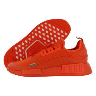 Imagem de adidas Tênis masculino NMD_r1, Laranja Impacto/Cinza Metálico/Laranja Uau, 44
