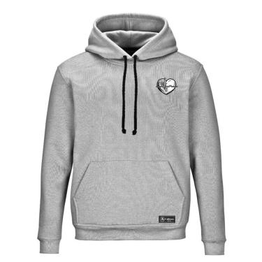 Imagem de Moletom Calttony Canguru Batimentos Personalizado com Capuz e Bolso-Unissex