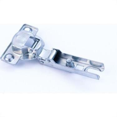 Imagem de Dobradica Pressao Moveis Jomarca Reta 26Mm Pequena Com 10 Pecas K1295