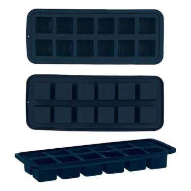 Imagem de Kit 2 Forma De Gelo De Silicone 12 Cubos Flexível Escolha - Art House,