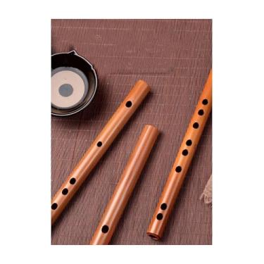 Imagem de Flauta de bambu flauta profissional flauta crua para iniciantes adultos (tecla A-F)