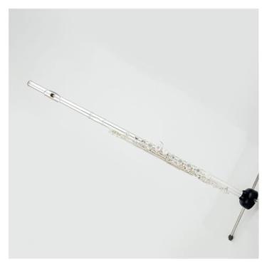 Imagem de Flauta Flauta Prata Padrão 16 Furos Francês C-Tone Instrumento de Desempenho Feito de Cobre Branco