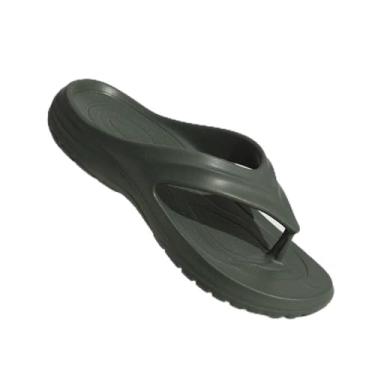 Imagem de Chinelo Masculino Nuvem de EVA Dedo Leve, Super Macio, Confortável e Antiderrapante para o Dia a Dia (Verde Militar, BR, Adulto, Faixa Numérico, 41, 42)