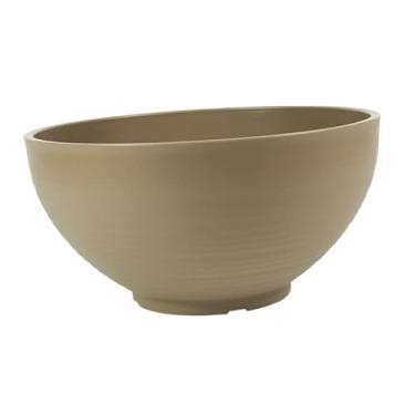 Imagem de Fenteer Vaso de Jardim, Vaso de Plantas Flutuante, Ornamento de Bonsai, Presente, Vaso Hidropônico, Vaso de Plantas Aquáticas para Escritório, Ambiente Extern, Amarelo terroso