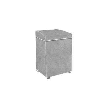 Imagem de Capa para Máquina de Lavar, PVC com Forro em Poliéster, 58x80cm, Compatível com Consul Maré, Brastemp Clean, Electrolux