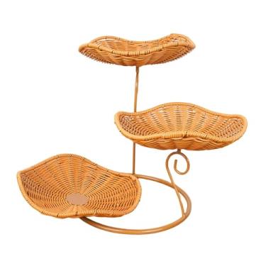 Imagem de IEUDNS Fruteira, suporte para frutas, organizador de utensílios diversos, bandeja para servir em bancadas de cozinha, salas de estar, restaurantes e hotéis.