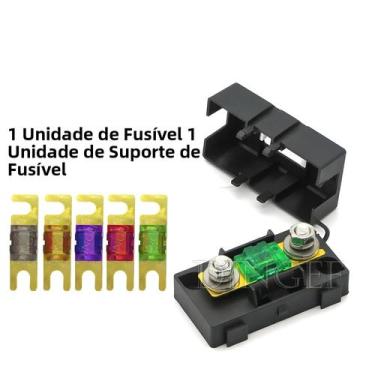 Imagem de Conjunto De Fusíveis ANS ANL De Alta Corrente 20A-200A Com Base De Pla