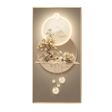 Imagem de Quadro Decorativo Paisagem Flores de Montanha Moderno - Impressão em Tela Sem Moldura, Decoração Minimalista (20X30)