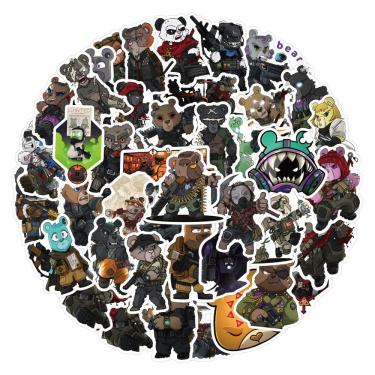 Imagem de Adesivos Tactical Teddys Anime Waterproof Vinyl S 50 unidades