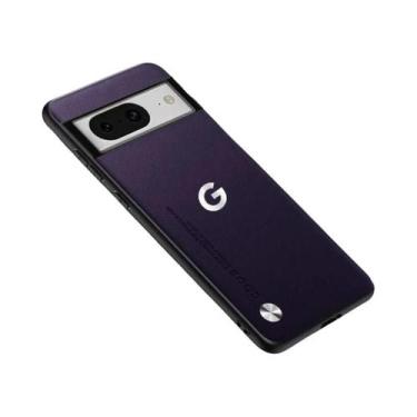 Imagem de Capa De Telefone Em Couro Kevlar Fosco Para Google Pixel, Capa À Prova