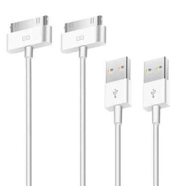 Imagem de Cabo De Sincronização E Carregamento USB De 30 Pinos Para Apple iPhone