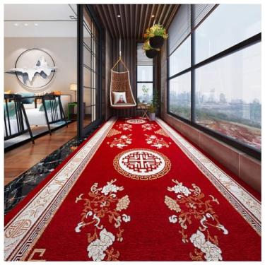 Imagem de SPXMQSS Tapete de corredor lavável, tapete antiderrapante para corredores, tapetes para ambientes internos que não caem macios para corredores, lavanderia, cozinha, banheiro, B, 120 x 200 cm