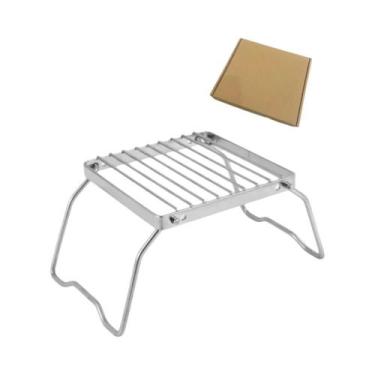 Imagem de Suporte Portátil Dobrável De Aço Inoxidável Para Churrasqueira, Mini B