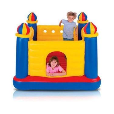 Imagem de Pula Pula Inflável Castelo Encantado Intex, Única, UNICO