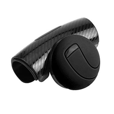 Imagem de Generic Bola de Volante Elegante, Botão Giratório de Controle Fácil, Reforço de Volante para Direção Suave, Ideal para Motoristas Novatos e Femininos, Cabe Em Todos Os Carros (Preto)
