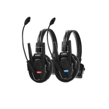 Imagem de SYNCO Xtalk Pro2 Xpro X2 2.4Ghz Sistema De Comunicação De Fone De Ouvido Sem Fio Dispositivo Mestre Aleatório Alcance Operacional De 500 M Monitoramento Em Tempo Real Fone De Ouvido Com Redução De R