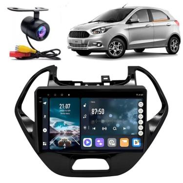 Imagem de Central Multimídia Android 2 Din Ford Ka Moldura 9 Câmera Ré