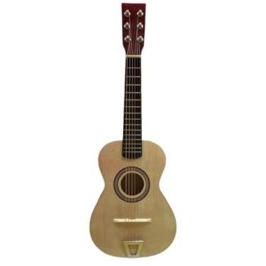 Imagem de Mini Violão Infantil Palheta Semi Profissional Crianças Corda Em Aço Acústico Real Verdadeiro (NATURAL)