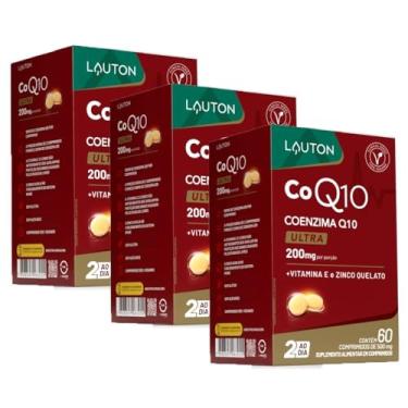 Imagem de KIT 3X Coenzima Q10 Ultra 200mg 60 comprimidos - Lauton