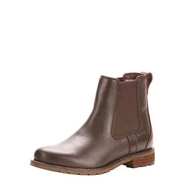 Imagem de Ariat Botas impermeáveis Wexford – Bota feminina de couro country, Cordovan, 5.5