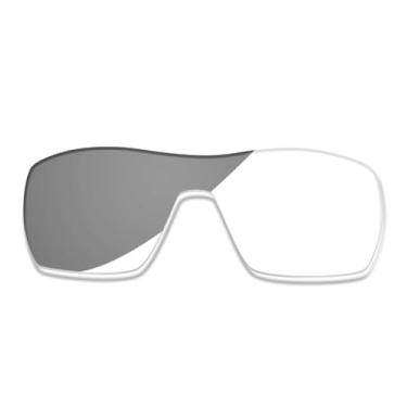 Imagem de LenzProse Lentes de reposição polarizadas de 1,5 mm para óculos de sol Oakley Ridgeline OO9419, antiarranhões | Ajuste perfeito, Claro a preto fotocromático não polarizado - 1,5 mm, 0