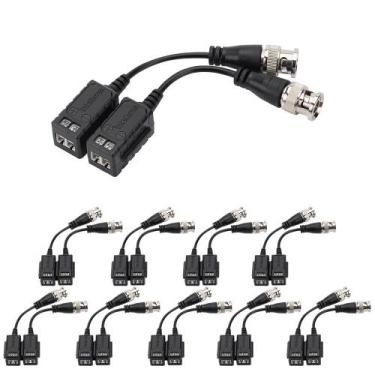 Imagem de Kit 10 Baluns Passivo Multi HD Para Câmeras 4K Ultra HD VB 501 P Intel