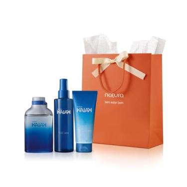 Imagem de Kaiakk Kit Presente Masculino, Desodorante Colônia 100ml, Body Spray 200ml, Acqua Gel Hidratante Pós-Sol 100g, com Sacola