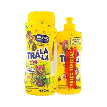 Imagem de Tra La La - Kit Tra La La Shampoo 480Ml+Cr Pent 300Ml Sem Embaraco Preco Especial