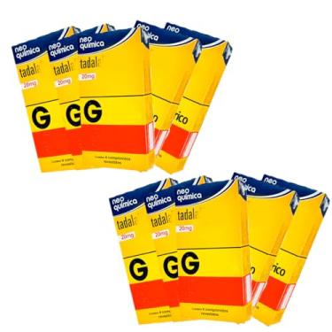 Imagem de TADALAFILA KIT 20mg Neo Quimica 10 Und Frete Imediato E Discreto 4cps cada